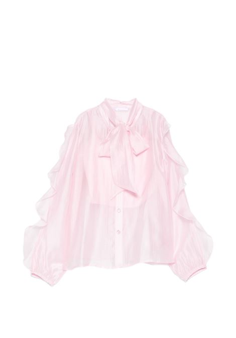 Camicia con ruches Lù-Lù BY MISS GRANT | LL4189ROSA